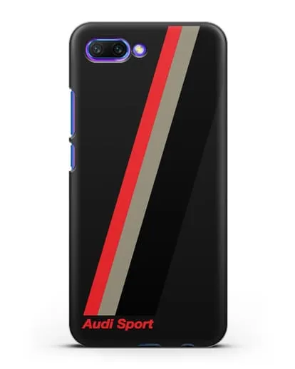 Чехол с логотипом Ауди Спорт силиконовый для Honor 10