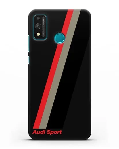Чехол с логотипом Ауди Спорт силиконовый для Honor 9X lite