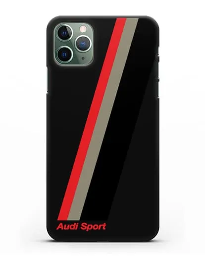 Чехол с логотипом Ауди Спорт силиконовый для iPhone 11 Pro
