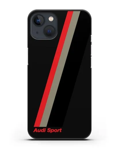 Чехол с логотипом Ауди Спорт силиконовый для iPhone 13 Mini