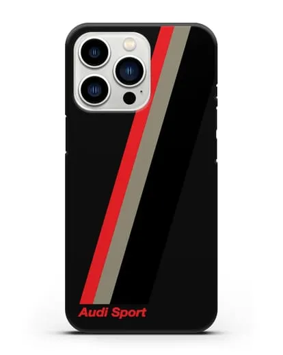 Чехол с логотипом Ауди Спорт силиконовый для iPhone 13 Pro