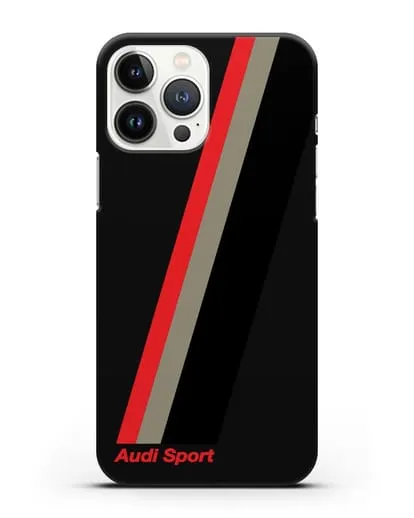 Чехол с логотипом Ауди Спорт силиконовый для iPhone 13 Pro Max
