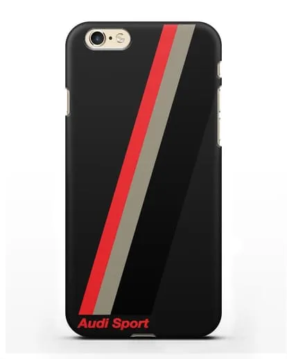 Чехол с логотипом Ауди Спорт силиконовый для iPhone 6s