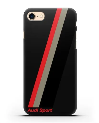 Чехол с логотипом Ауди Спорт силиконовый для iPhone 7