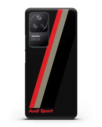 Чехол с логотипом Ауди Спорт силиконовый для Xiaomi Poco F4