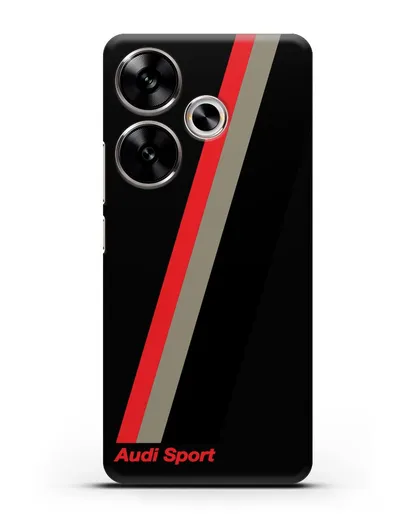 Чехол с логотипом Ауди Спорт силиконовый для Xiaomi Poco F6