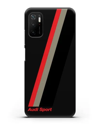 Чехол с логотипом Ауди Спорт силиконовый для Xiaomi Poco M3 Pro
