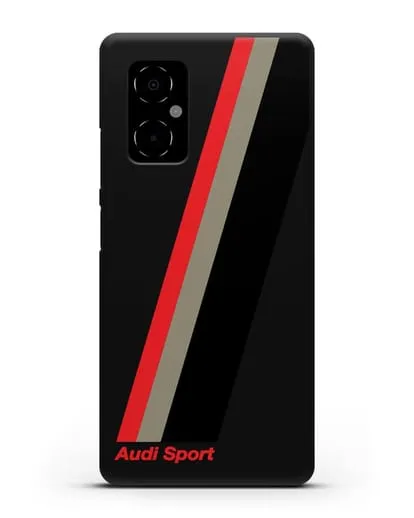 Чехол с логотипом Ауди Спорт силиконовый для Xiaomi Poco M4 5G