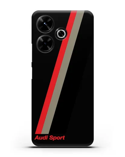 Чехол с логотипом Ауди Спорт силиконовый для Xiaomi Poco M6