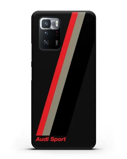 Чехол с логотипом Ауди Спорт силиконовый для Xiaomi Poco X3 GT