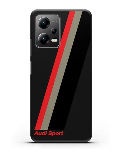 Чехол с логотипом Ауди Спорт силиконовый для Xiaomi Poco X5