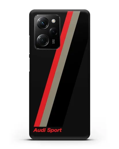 Чехол с логотипом Ауди Спорт силиконовый для Xiaomi Poco X5 Pro