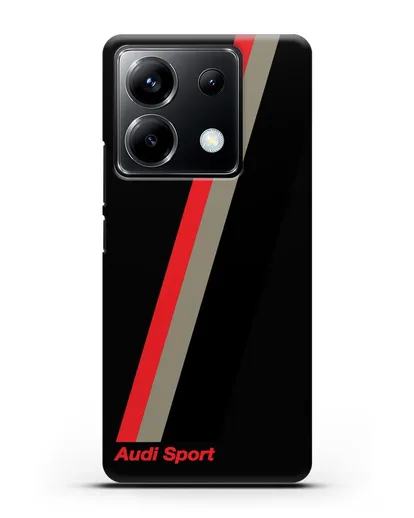 Чехол с логотипом Ауди Спорт силиконовый для Xiaomi Poco X6