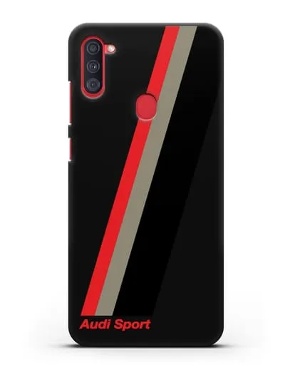 Чехол с логотипом Ауди Спорт силиконовый для Samsung Galaxy A11 [SM-A115F]