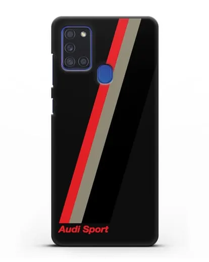 Чехол с логотипом Ауди Спорт силиконовый для Samsung Galaxy A21s [SM-A217F]