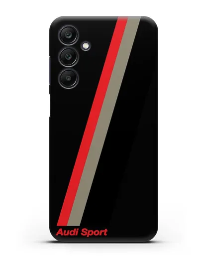 Чехол с логотипом Ауди Спорт силиконовый для Samsung Galaxy A25 [SM-A256]