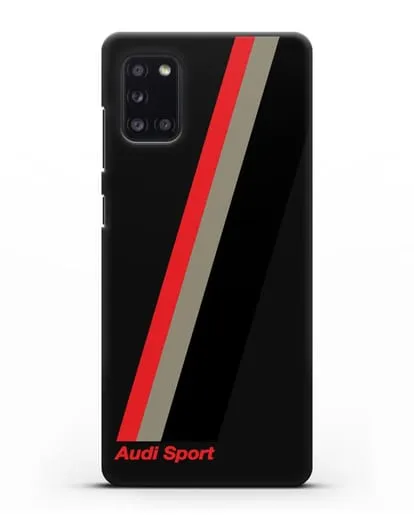 Чехол с логотипом Ауди Спорт силиконовый для Samsung Galaxy A31 [SM-A315F]