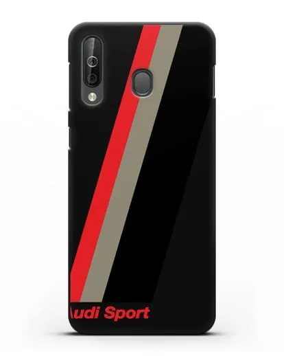 Чехол с логотипом Ауди Спорт силиконовый для Samsung Galaxy A40s [SM-A507FN]