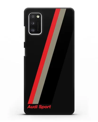 Чехол с логотипом Ауди Спорт силиконовый для Samsung Galaxy A41 [SM-A415F]