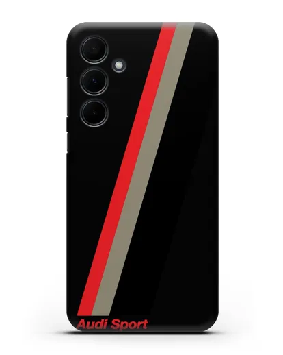 Чехол с логотипом Ауди Спорт силиконовый для Samsung Galaxy A55 [SM-A556]