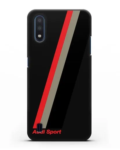 Чехол с логотипом Ауди Спорт силиконовый для Samsung Galaxy M01 [SM-M015F]