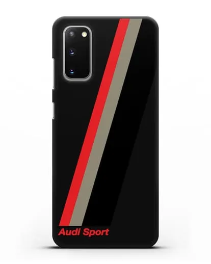 Чехол с логотипом Ауди Спорт силиконовый для Samsung Galaxy S20 [SM-G980F]