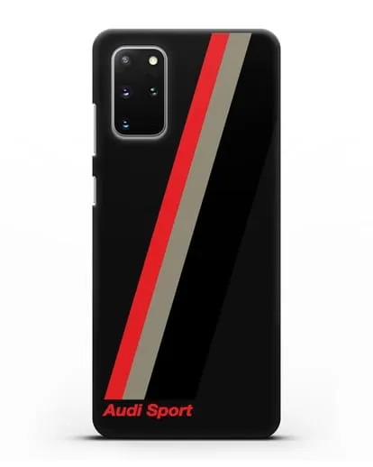 Чехол с логотипом Ауди Спорт силиконовый для Samsung Galaxy S20 Plus [SM-G985F]
