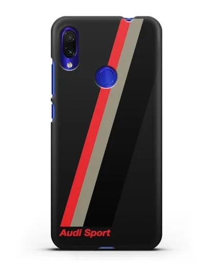 Чехол с логотипом Ауди Спорт силиконовый для Xiaomi Redmi Note 7