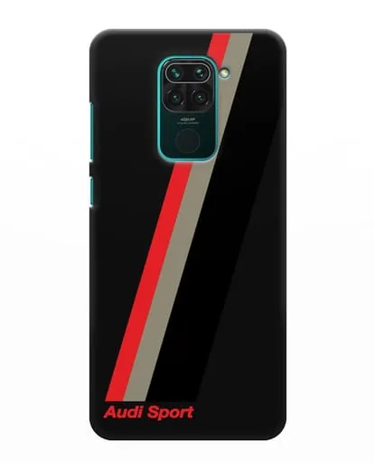 Чехол с логотипом Ауди Спорт силиконовый для Xiaomi Redmi Note 9