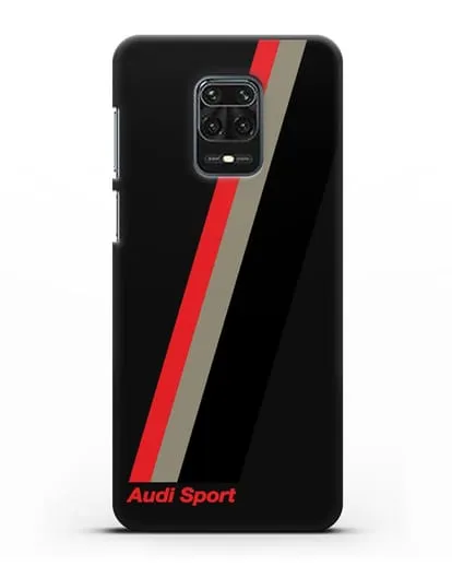 Чехол с логотипом Ауди Спорт силиконовый для Xiaomi Redmi Note 9S
