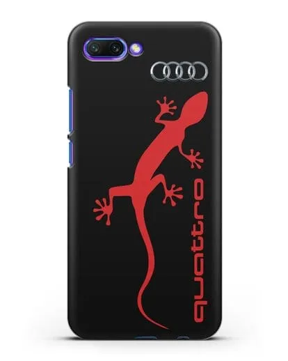 Чехол с логотипом Audi Quattro силиконовый для Honor 10