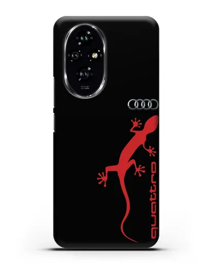 Чехол с логотипом Audi Quattro силиконовый для Honor 200