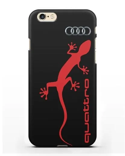 Чехол с логотипом Audi Quattro силиконовый для iPhone 6s