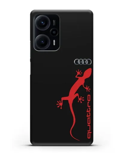 Чехол с логотипом Audi Quattro силиконовый для Xiaomi Poco F5