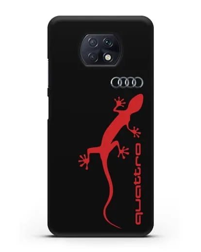 Чехол с логотипом Audi Quattro силиконовый для Xiaomi Redmi Note 9T