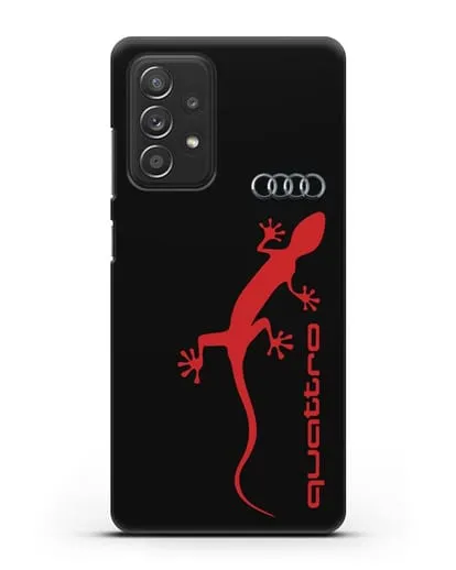 Чехол с логотипом Audi Quattro силиконовый для Samsung Galaxy A53
