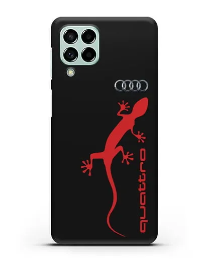 Чехол с логотипом Audi Quattro силиконовый для Samsung Galaxy M53 [SM-M536]