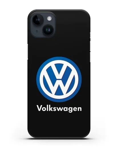 Чехол с логотипом Volkswagen силиконовый для iPhone 14 Plus