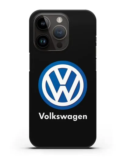 Чехол с логотипом Volkswagen силиконовый для iPhone 14 Pro