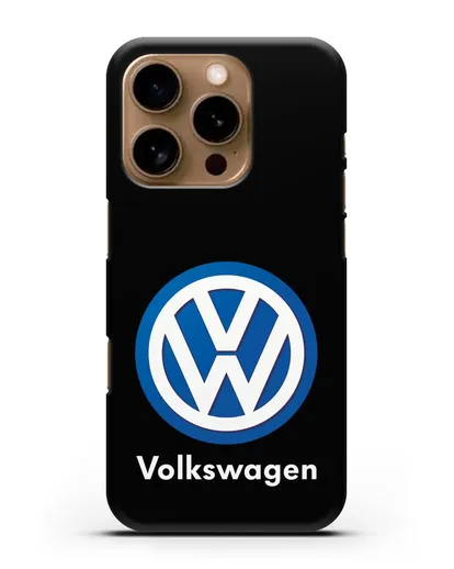 Чехол с логотипом Volkswagen силиконовый для iPhone 16 Pro