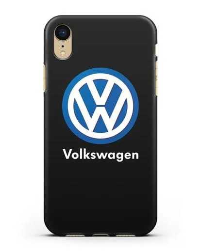 Чехол с логотипом Volkswagen силиконовый для iPhone XR