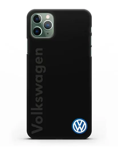 Чехол с надписью Volkswagen и логотипом силиконовый для iPhone 11 Pro Max