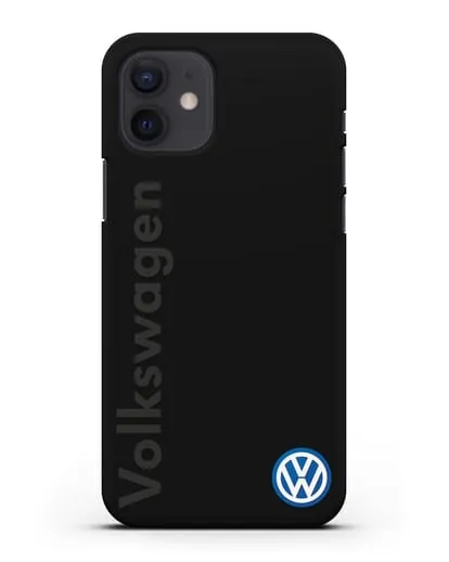 Чехол с надписью Volkswagen и логотипом силиконовый для iPhone 12