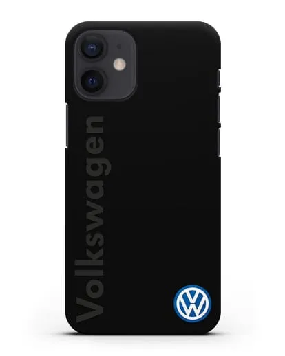 Чехол с надписью Volkswagen и логотипом силиконовый для iPhone 12 mini