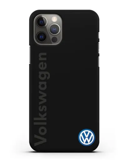 Чехол с надписью Volkswagen и логотипом силиконовый для iPhone 12 Pro