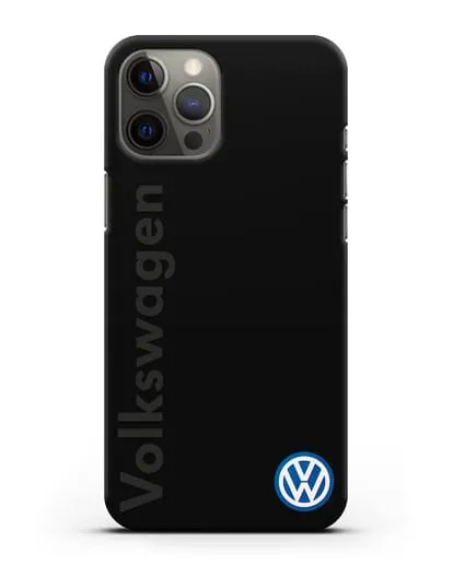 Чехол с надписью Volkswagen и логотипом силиконовый для iPhone 12 Pro Max