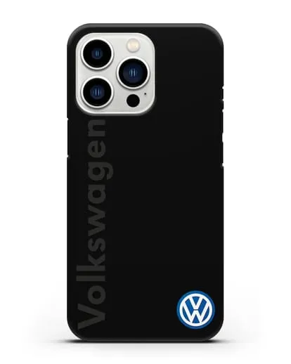 Чехол с надписью Volkswagen и логотипом силиконовый для iPhone 13 Pro