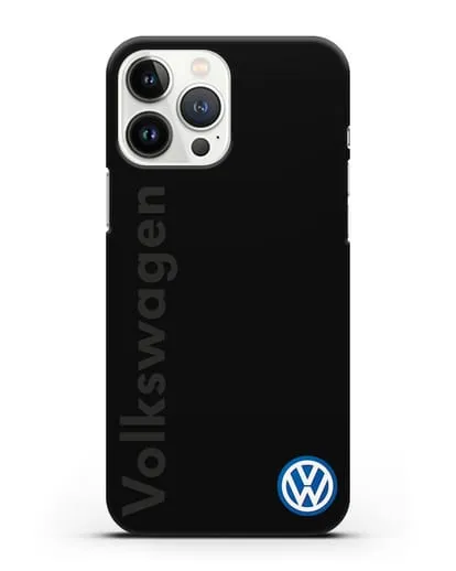 Чехол с надписью Volkswagen и логотипом силиконовый для iPhone 13 Pro Max