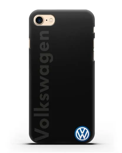 Чехол с надписью Volkswagen и логотипом силиконовый для iPhone 7