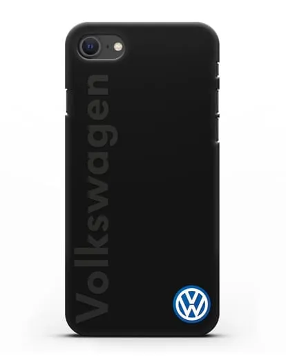 Чехол с надписью Volkswagen и логотипом силиконовый для iPhone SE 2020